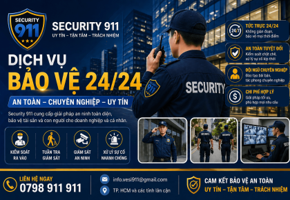 DỊCH VỤ BẢO VỆ 24/24 – GIẢI PHÁP AN NINH AN TOÀN CHO DOANH NGHIỆP TẠI TP.HCM