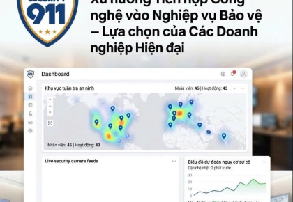 XU HƯỚNG TÍCH HỢP CÔNG NGHỆ VÀO NGHIỆP VỤ BẢO VỆ – LỰA CHỌN CỦA CÁC DOANH NGHIỆP HIỆN ĐẠI